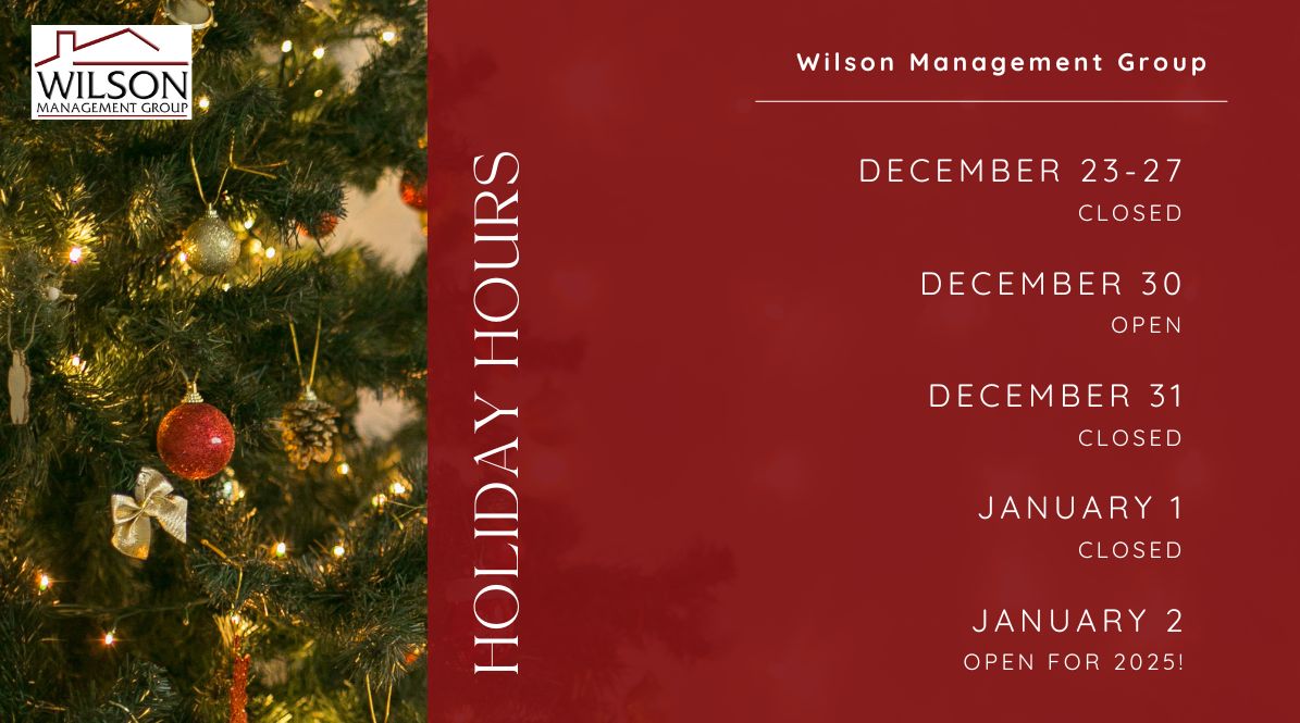 WMG 2024 Holiday Hours